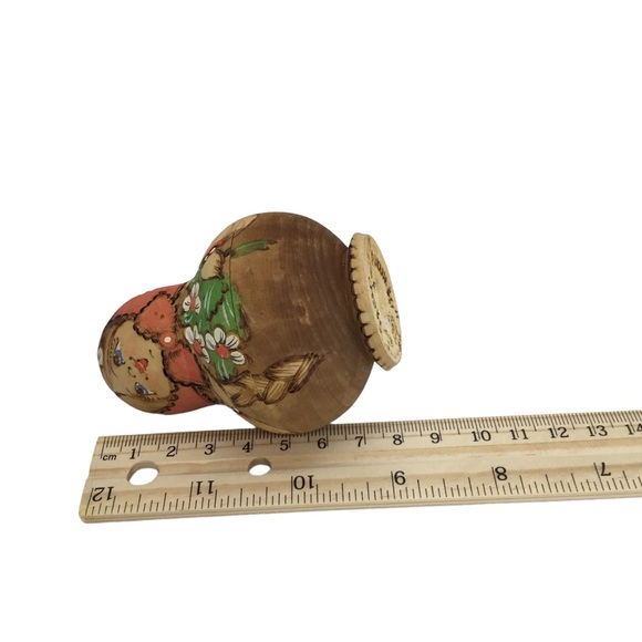 Russian Nesting Dolls 5 Pc Wood Excellent Condition - Picture 9 of 9